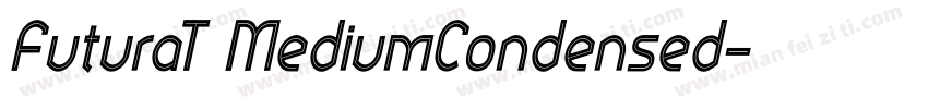 FuturaT MediumCondensed字体转换
